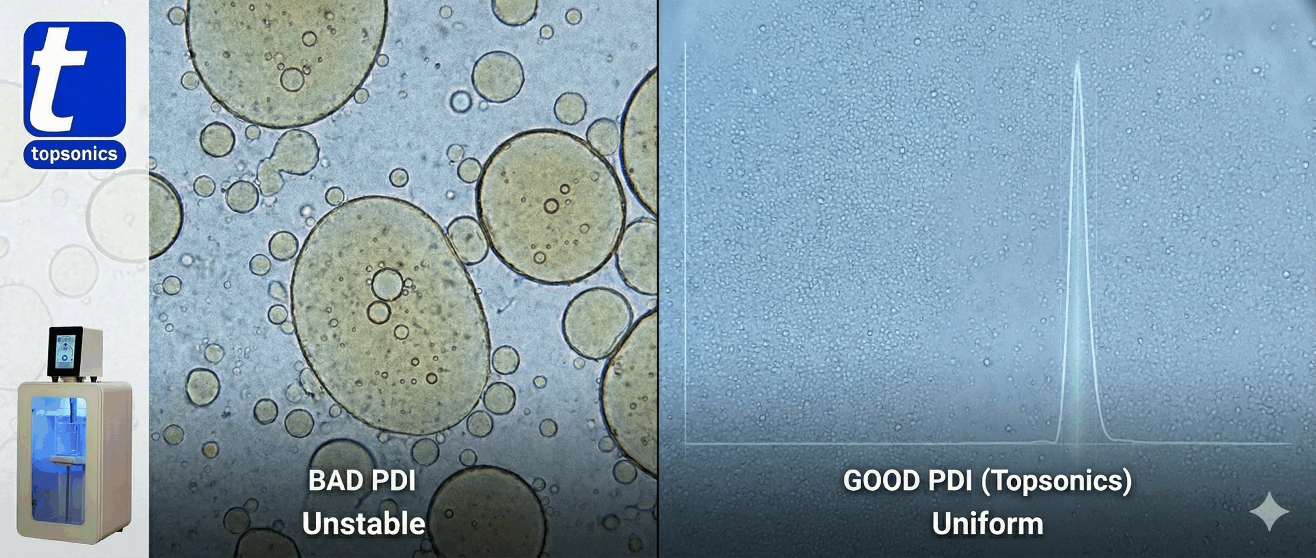 Topsonics 400W Ultrasonic Homogenizer with digital touch interface in a Modern Laboratory setting - Topsonics